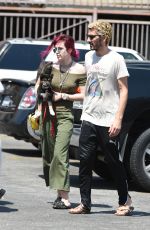BELLA and DANI THORNE Out for Lunch in Los Angeles 08/06/2017