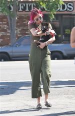 BELLA and DANI THORNE Out for Lunch in Los Angeles 08/06/2017
