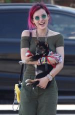 BELLA and DANI THORNE Out for Lunch in Los Angeles 08/06/2017