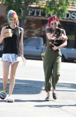 BELLA and DANI THORNE Out for Lunch in Los Angeles 08/06/2017