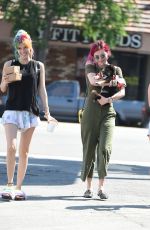 BELLA and DANI THORNE Out for Lunch in Los Angeles 08/06/2017