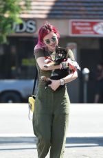 BELLA and DANI THORNE Out for Lunch in Los Angeles 08/06/2017