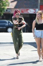 BELLA and DANI THORNE Out for Lunch in Los Angeles 08/06/2017