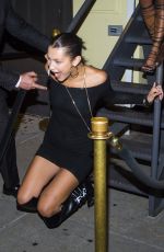 BELLA HADID Falling Down o Stairs at Cipriani in New York 08/02/2017