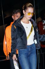 BELLA HADID Getting a Tattoo in New York 07/31/2017