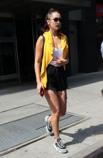 BELLA HADID Out and About in New York 08/23/2017
