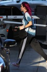 BELLA THORNE Arrives at a Gym in Encino 08/20/2017