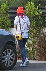 BELLA THORNE Arrives at Her Home in Los Angeles 08/03/2017