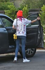BELLA THORNE Arrives at Her Home in Los Angeles 08/03/2017