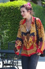 BELLA THORNE Arrives at Her Home in Los Angeles 08/23/2017