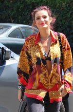 BELLA THORNE Arrives at Her Home in Los Angeles 08/23/2017