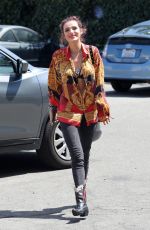 BELLA THORNE Arrives at Her Home in Los Angeles 08/23/2017