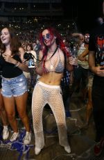 BELLA THORNE Dancing in the Crowd at Billboard Hot 100 Festival in New York 08/19/2017