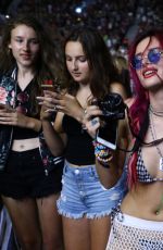 BELLA THORNE Dancing in the Crowd at Billboard Hot 100 Festival in New York 08/19/2017
