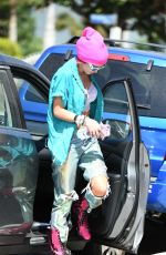 BELLA THORNE Heading to a Studio in Los Angeles 08/18/2017