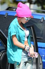BELLA THORNE Heading to a Studio in Los Angeles 08/18/2017
