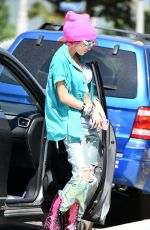 BELLA THORNE Heading to a Studio in Los Angeles 08/18/2017