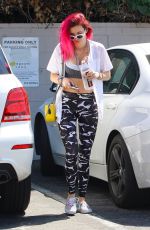 BELLA THORNE Leaves Corepower Yoga in Sherman Oaks 08/04/2017