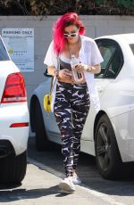 BELLA THORNE Leaves Corepower Yoga in Sherman Oaks 08/04/2017