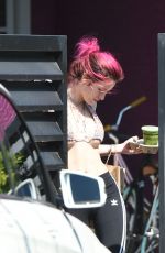 BELLA THORNE Leaves Her Home in Los Angeles 08/05/2017