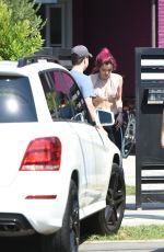BELLA THORNE Leaves Her Home in Los Angeles 08/05/2017