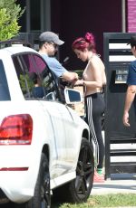 BELLA THORNE Leaves Her Home in Los Angeles 08/05/2017