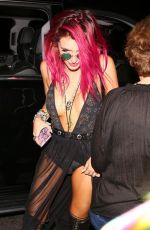 BELLA THORNE Night Out at Avenue in Hollywood 08/15/2017