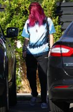 BELLA THORNE Out and About in Los Angeles 08/22/2017