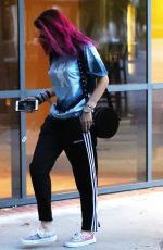 BELLA THORNE Out and About in Los Angeles 08/22/2017