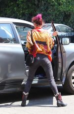 BELLA THORNE Out and About in Sherman Oaks 08/23/2017