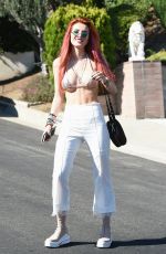 BELLA THORNE Out in Los Angeles 08/27/2017