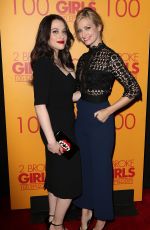 BETH BEHRS and KAT DENNINGS at 2 Broke Girls 100th Episode Celebration in Los Angeles 08/21/2017