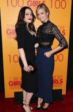 BETH BEHRS and KAT DENNINGS at 2 Broke Girls 100th Episode Celebration in Los Angeles 08/21/2017