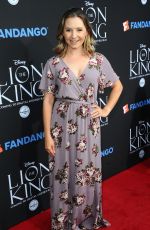 BEVERLEY MITCHELL at The Lion King Sing-along in Los Angeles 08/05/2017