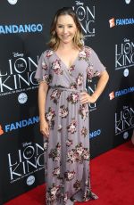BEVERLEY MITCHELL at The Lion King Sing-along in Los Angeles 08/05/2017
