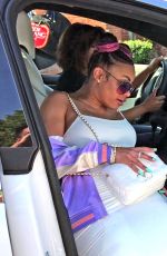 BLAC CHYNA Out for Lunch in Los Angeles 08/14/2017