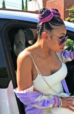 BLAC CHYNA Out for Lunch in Los Angeles 08/14/2017