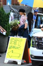 BLAKE LIVELY on the Set of A Simple Favor in Toronto 08/21/2017