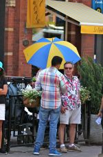 BLAKE LIVELY on the Set of A Simple Favor in Toronto 08/21/2017