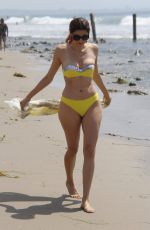 BLANCA BLANCO in Bikini on the Set of a Photoshoot in Malibu 08/16/2017