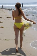 BLANCA BLANCO in Bikini on the Set of a Photoshoot in Malibu 08/16/2017