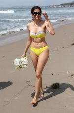 BLANCA BLANCO in Bikini on the Set of a Photoshoot in Malibu 08/16/2017