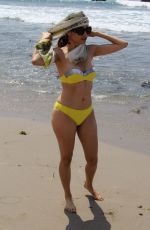 BLANCA BLANCO in Bikini on the Set of a Photoshoot in Malibu 08/16/2017
