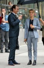 BOJANA NOVAKOVIC on the Set of Instinct in New York 08/15/2017