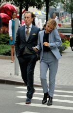 BOJANA NOVAKOVIC on the Set of Instinct in New York 08/15/2017