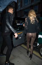 BRANDI GLANVILLE Night Out in London 08/24/2017