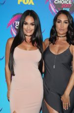 BRIE and NIKKI BELLA at 2017 Teen Choice Awards in Los Angeles 08/13/2017