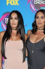 BRIE and NIKKI BELLA at 2017 Teen Choice Awards in Los Angeles 08/13/2017