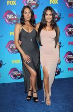 BRIE and NIKKI BELLA at 2017 Teen Choice Awards in Los Angeles 08/13/2017
