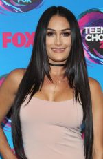 BRIE and NIKKI BELLA at 2017 Teen Choice Awards in Los Angeles 08/13/2017